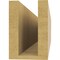 Ekena Millwork 4in. W x 6in. H x 28in. L Chapel Hill Woodgrain TimberThane Rafter Tail, Primed Tan RFTUR04X06X28CHPRCPR - alternate 3